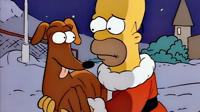 Still from Simpsons Roasting on an Open Fire