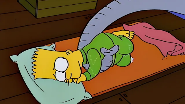 Still from Bart Gets an Elephant